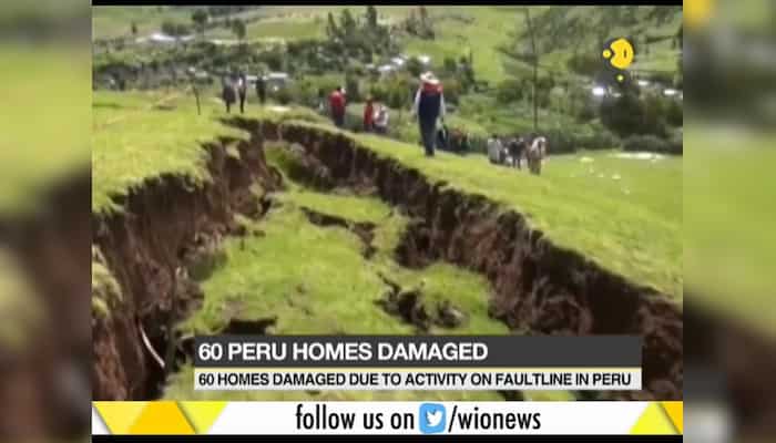 Seismic activity in Peru, 60 homes damaged