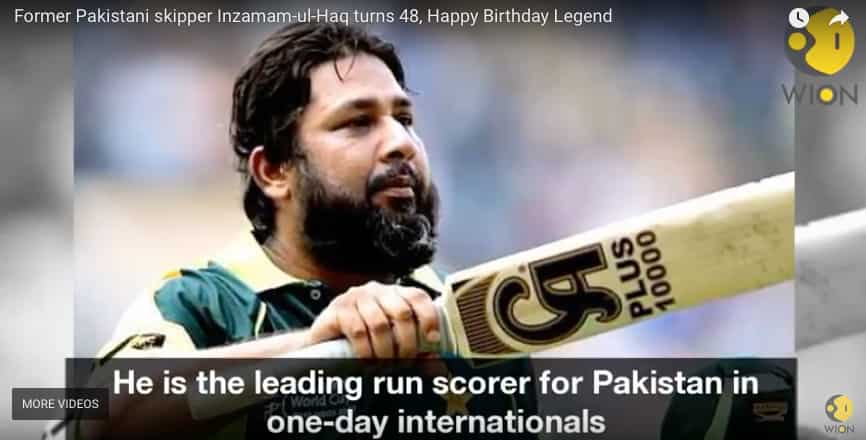 Watch: Wishes pour in as Pakistani pride Inzy Bhai turns 48 - Sports News