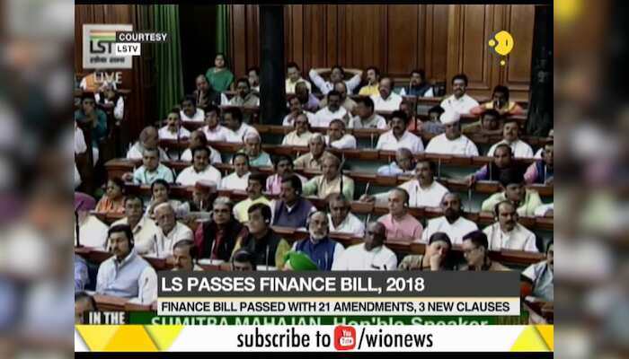 Lok Sabha passes Finance bill 2018