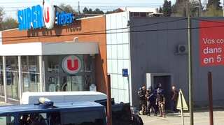 Shooting, hostage-taking at French supermarket; gunman claims allegiance to Islamic State