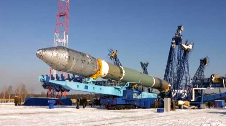 Watch: Russian rocket takes military satellite into orbit