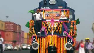 Watch: First India-Bangladesh container train flagged off