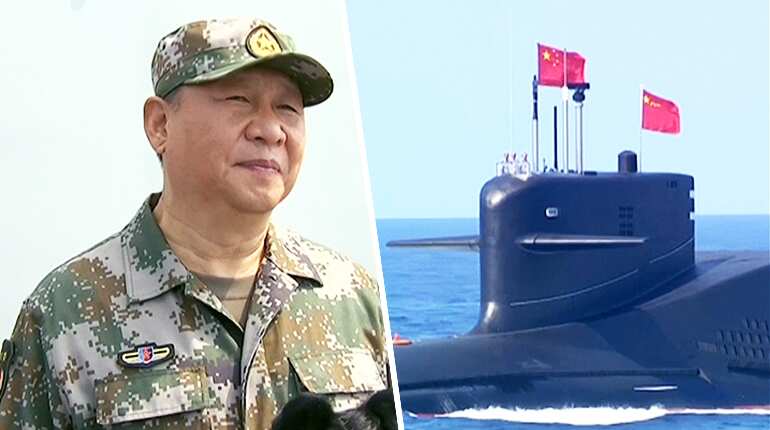 Watch: President Xi reviews Chinese Navy in South China Sea Watch: President Xi reviews Chinese Navy in South China Sea