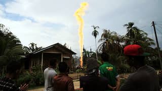 Watch: Death toll in fire at illegal oil well in Indonesia increases to 18