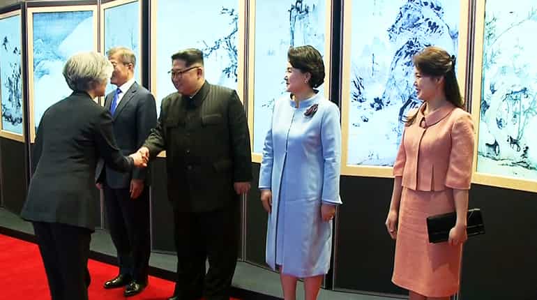 Watch: Charm offensive at DMZ as Kim's wife, sister steal the limelight