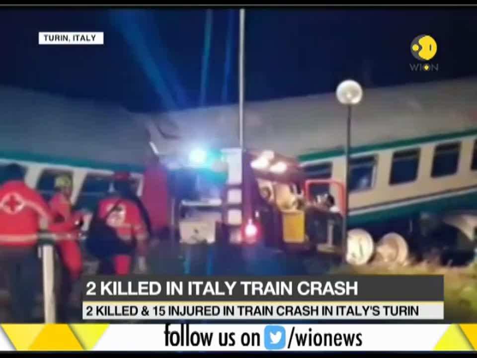 Turin train crash Two killed and 15 others injured World News