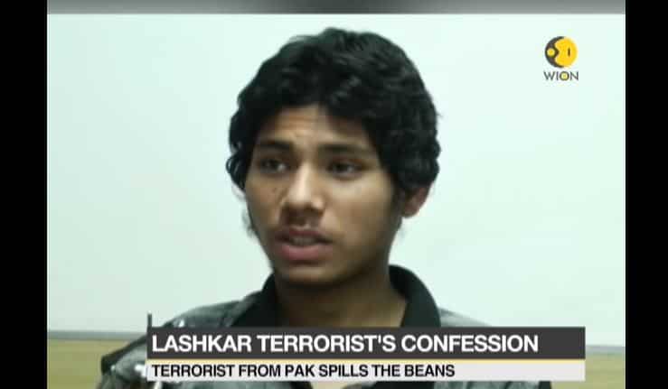 Watch: LeT terrorist spills beans on Pak army facilitating arms smuggling into India