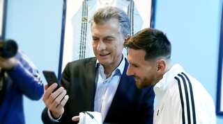 Watch: Messi-led Argentina leaves for World Cup 2018