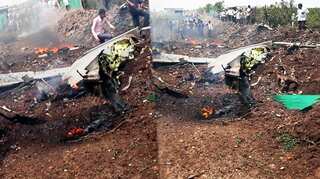 Watch: Indian Air Force Sukhoi jet crashes in Nashik; pilot ejects