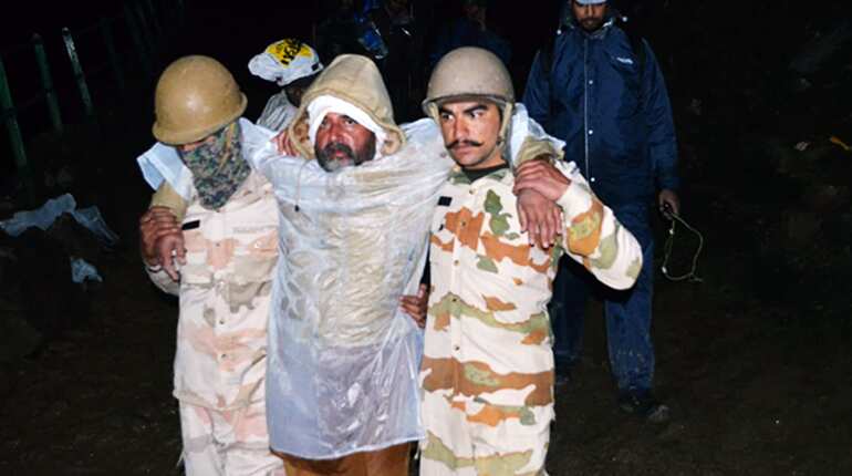 Amarnath Yatra: Pahalgam and Baltal route suspended after rain, landslides Amarnath Yatra: Pahalgam and Baltal route suspended after rain, landslides
