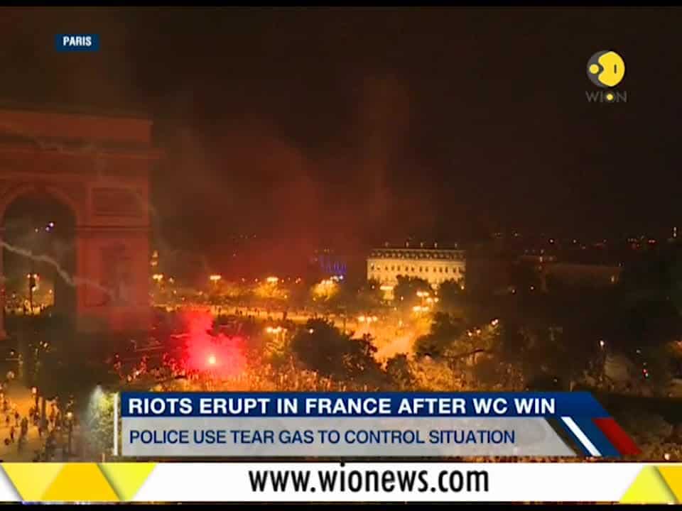 WION Fineprint: French celebrations turn violent as fans clash with Police in Paris