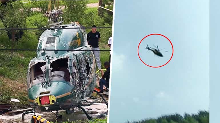 Video: Pilot steers helicopter away from crowds before Beijing crash Video: Pilot steers helicopter away from crowds before Beijing crash