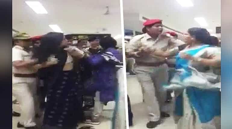 NRC row: After scuffle with police, TMC lawmakers detained at Assam airport overnight NRC row: After scuffle with police, TMC lawmakers detained at Assam airport overnight