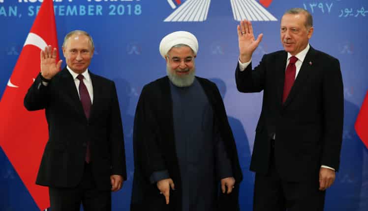 Erdogan hosts Putin, Rouhani for Syria summit as Turkey looks to prevent mass influx of refugees from Idlib