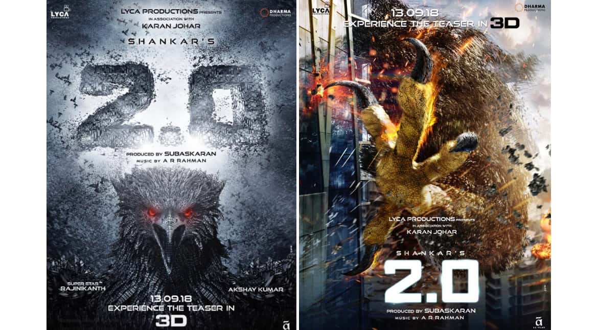 Rajinikanth starrer '2.0' new posters out, promises to stun audience Rajinikanth starrer '2.0' new posters out, promises to stun audience