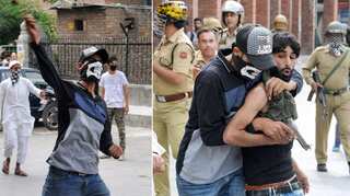 J&K Police disguise as stone pelters to catch real culprits