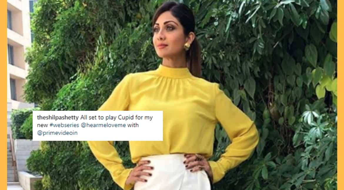 Shilpa Shetty to play cupid in new web series 'Hear Me Love Me' Shilpa Shetty to play cupid in new web series 'Hear Me Love Me'