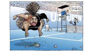 Serena Williams cartoon given Australian all-clear