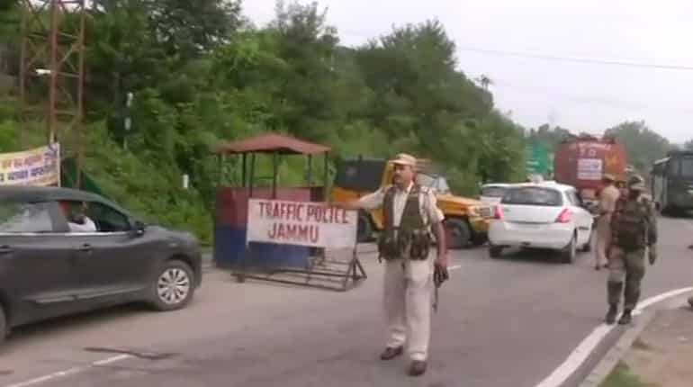 Suspected terrorists open fire injuring two at police check post on Jammu-Srinagar highway