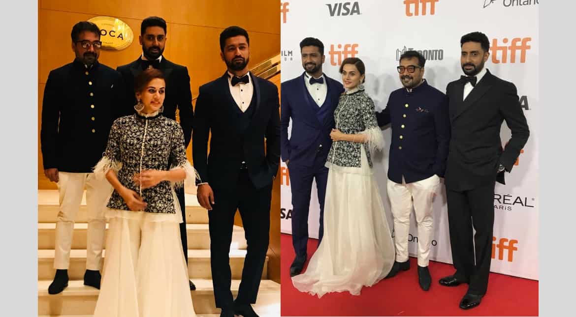 In pics: 'Manmarziyaan' stars Abhishek Bachchan, Taapsee Pannu, Vicky Kaushal at TIFF for world premiere In pics: 'Manmarziyaan' stars Abhishek Bachchan, Taapsee Pannu, Vicky Kaushal at TIFF for world premiere