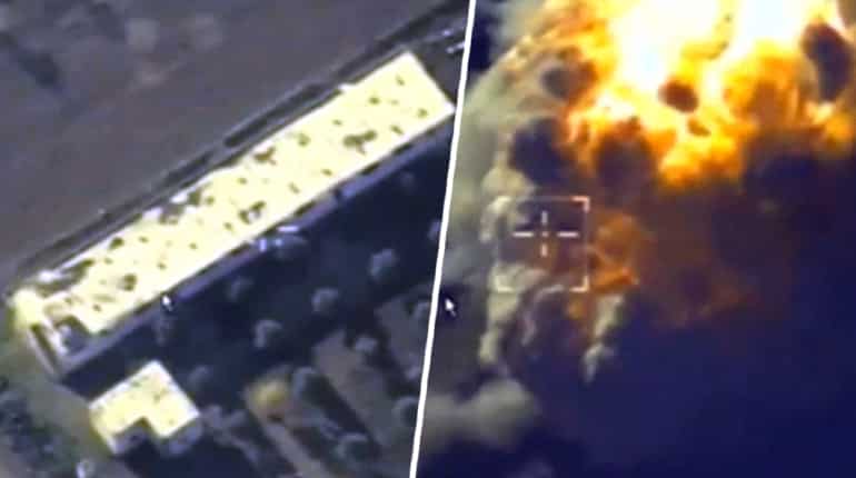 Watch: Russia releases video of air strikes on Syria's Idlib province
