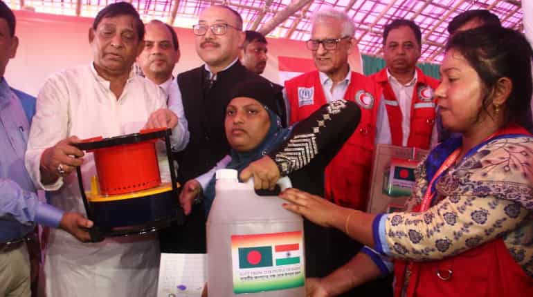 1.1 million litres of kerosene handed over under New Delhi's third phase of aid to Rohingya refugees in Bangladesh 