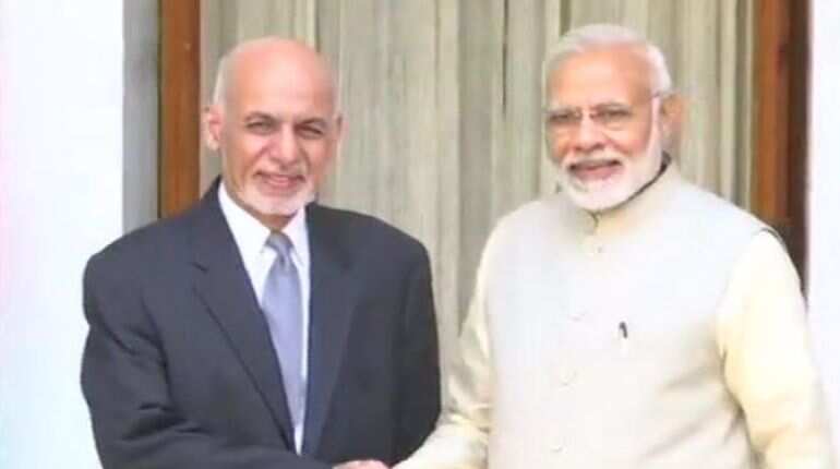 Afghan President Ashraf Ghani meets PM Modi; boosting bilateral ties high on agenda Afghan President Ashraf Ghani meets PM Modi; boosting bilateral ties high on agenda
