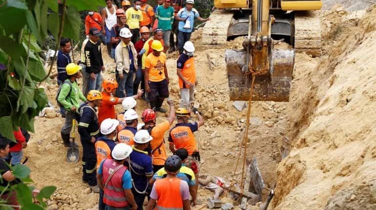 Landslide in Philippines kills at least 29 people, leaves dozens missing