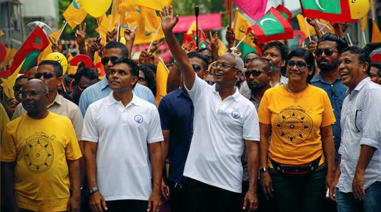 Relief as Maldives strongman Abdulla Yameen concedes defeat