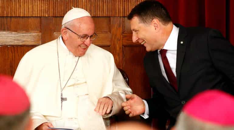 You had to win freedom over and over again, says Pope Francis to  Latvians