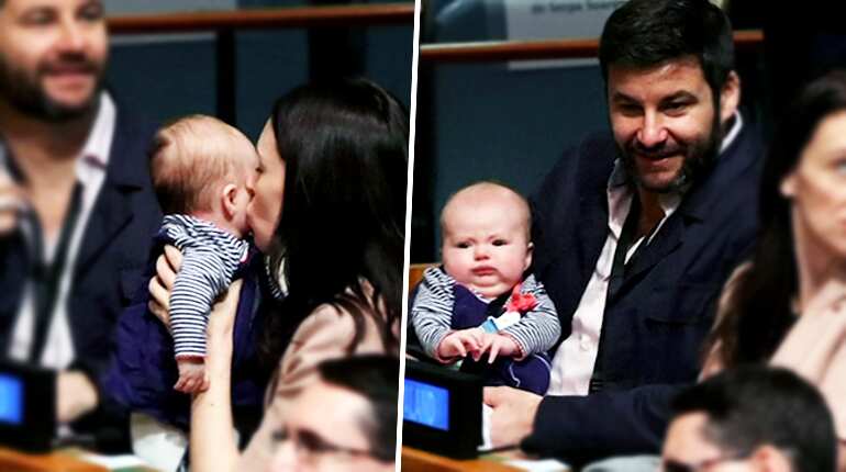 New Zealand's 'first baby' makes UN debut