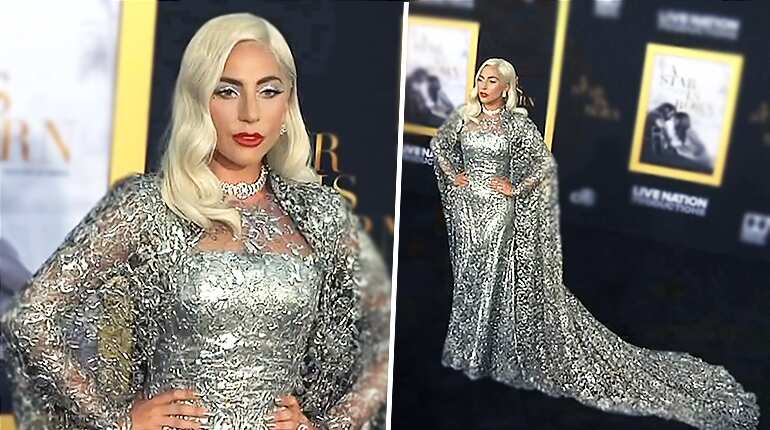 Lady Gaga shimmers at LA premiere of 'A Star is Born'
