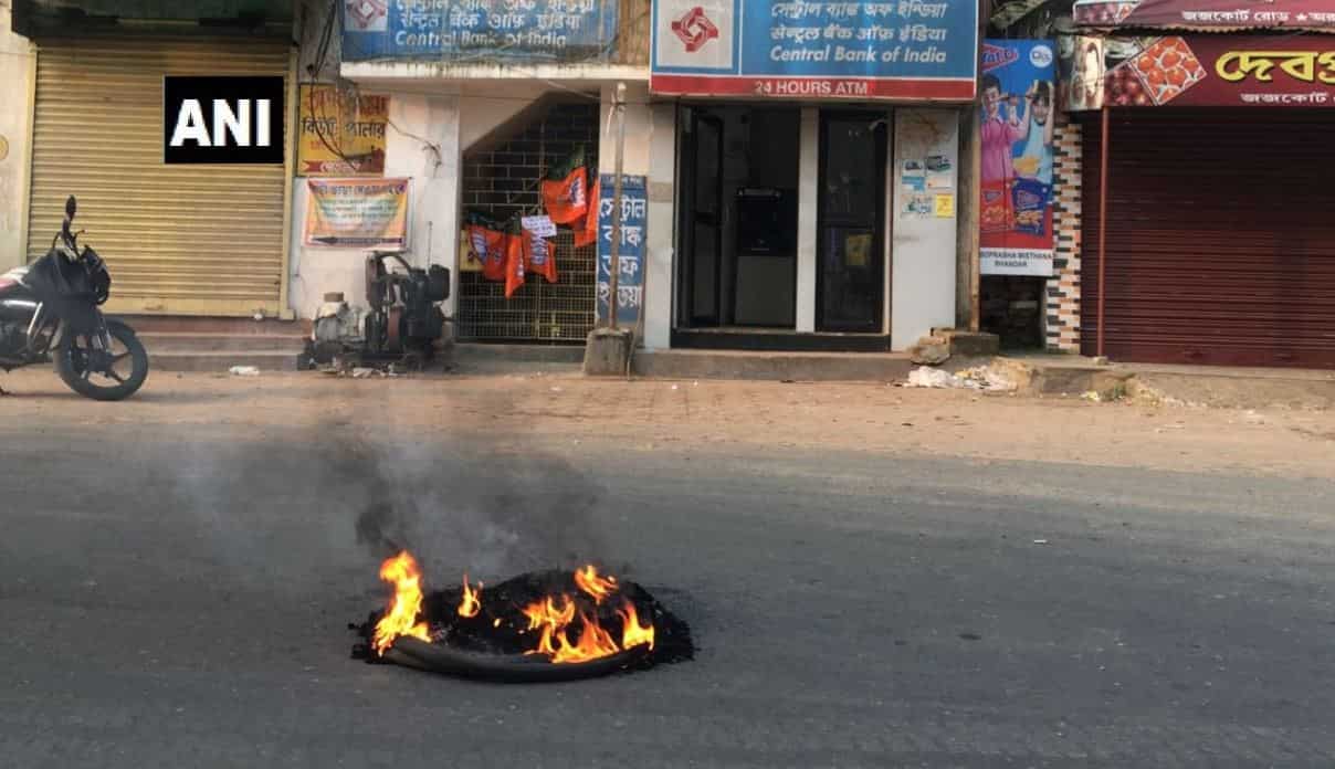 BJP calls 12-hour bandh in Bengal, train services affected 