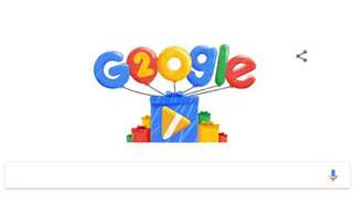 Google celebrates 20th birthday with doodle