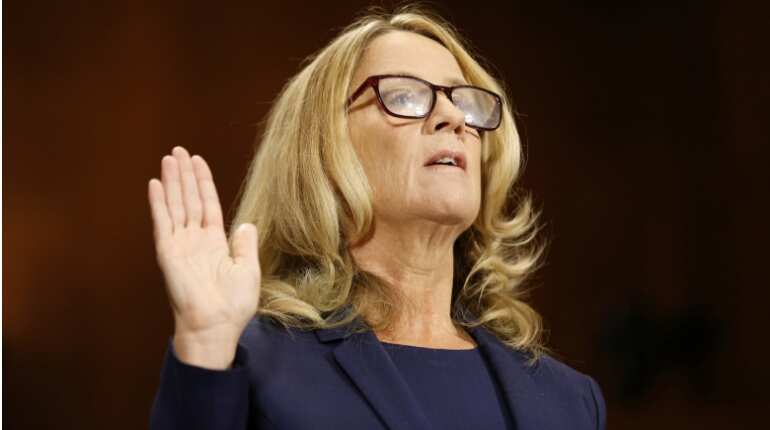 '100 per cent' certain he assaulted me, says Brett Kavanaugh accuser in US Senate hearing