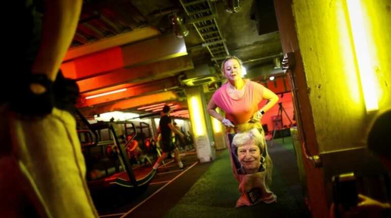 Favourite exercises are sack races and punch bags