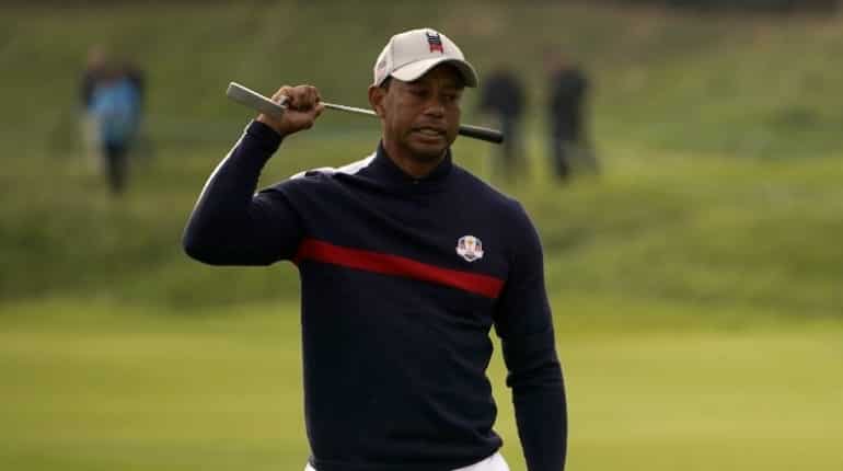 Tiger tees off as Americans chase rare European win in Ryder Cup