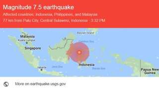Indonesia rocked by 7.5 magnitude quake, tsunami warning called off