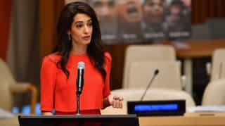 Amal Clooney quits UK envoy role over 'lamentable' international law breach
