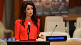 Amal Clooney quits UK envoy role over 'lamentable' international law breach