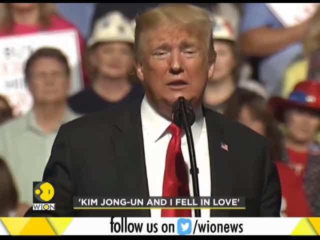  Trump says he and Kim Jong un fell in love