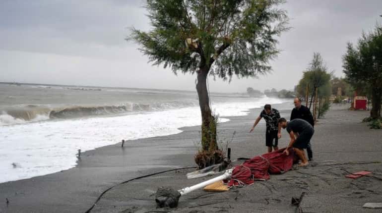 Three people missing as cyclone brings flash floods in Greece Three people missing as cyclone brings flash floods in Greece