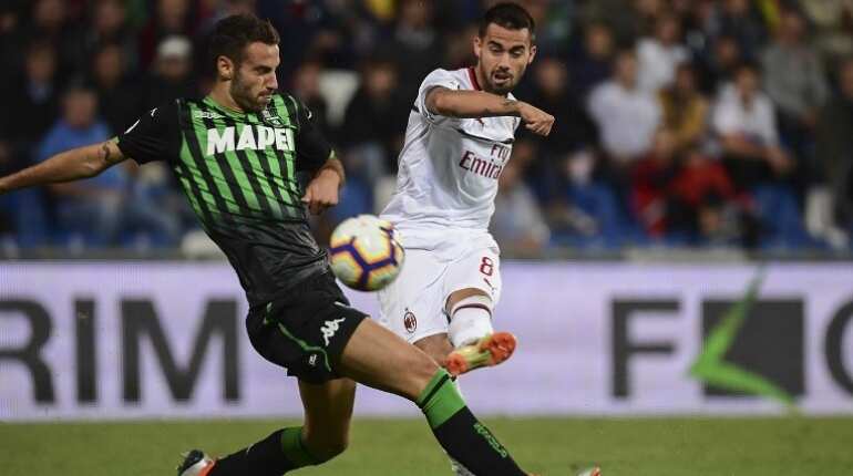 Suso ends goal drought as AC Milan defeat Sassuolo