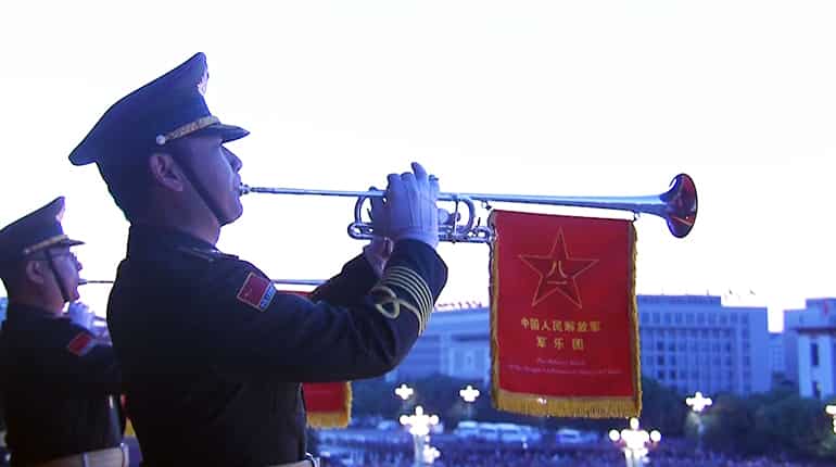 Watch: China holds flag-raising ceremony to mark 69th National Day Watch: China holds flag-raising ceremony to mark 69th National Day