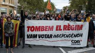 Pro-independence protesters in Catalonia block roads, railway line: Reports