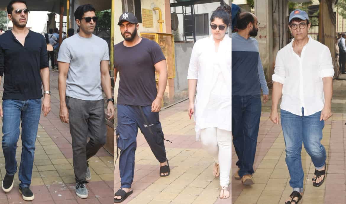 Krishna Raj Kapoor's funeral