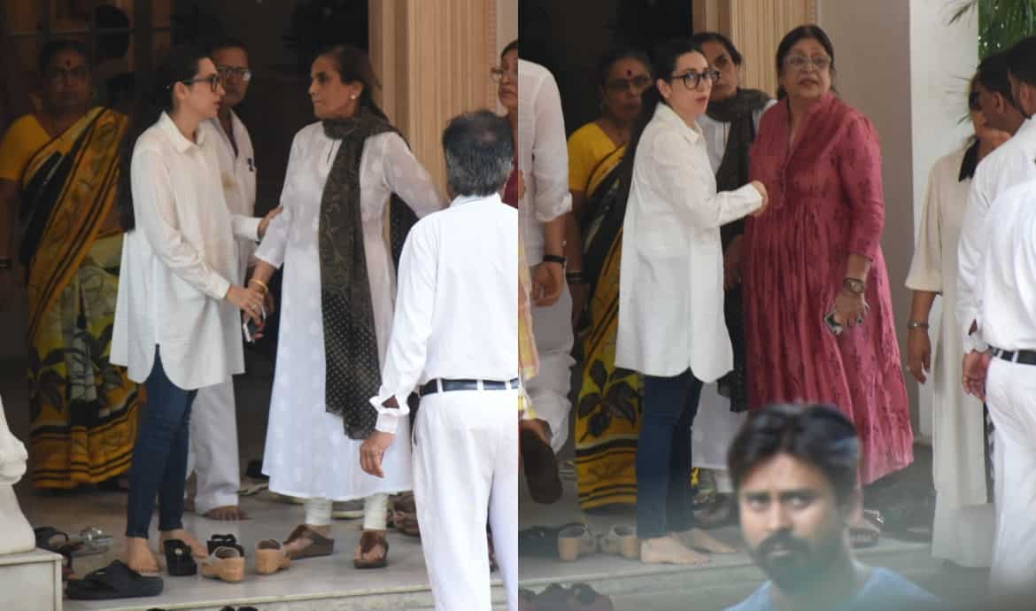 Krishna Raj Kapoor's funeral