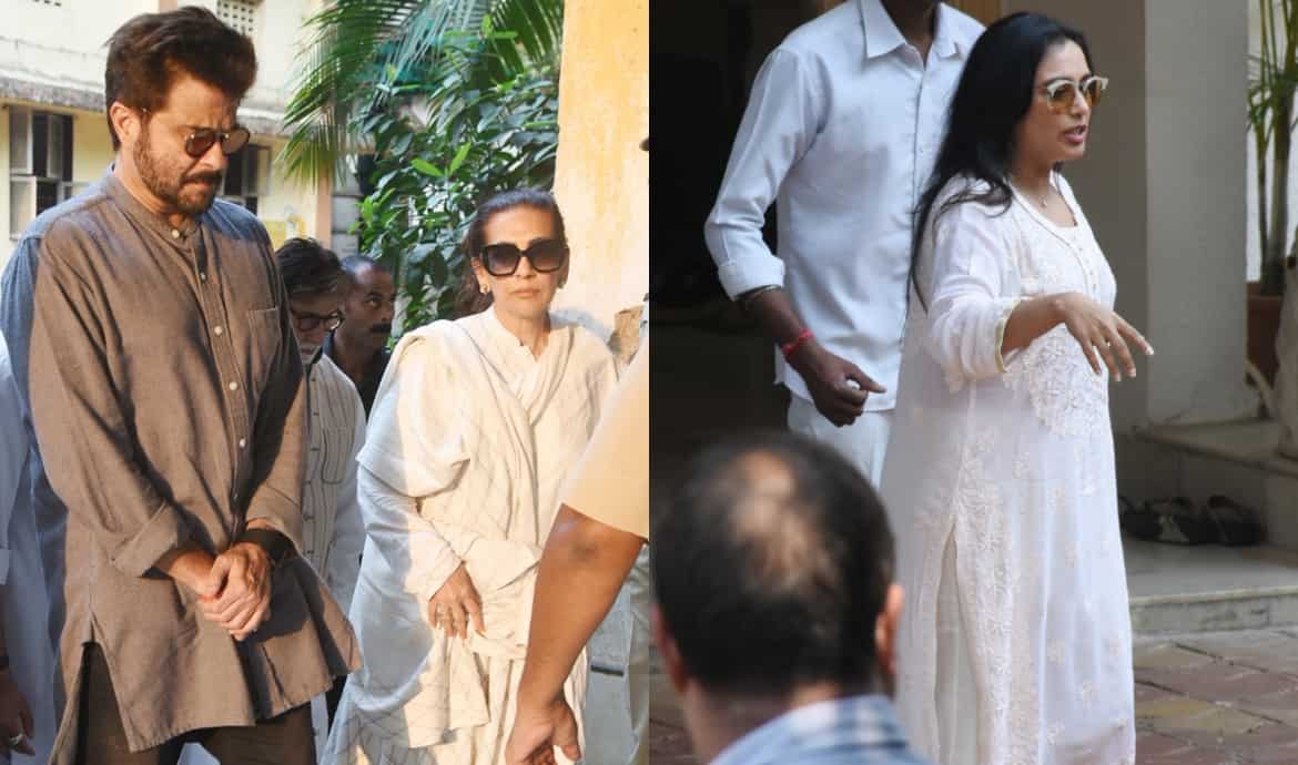 Krishna Raj Kapoor's funeral