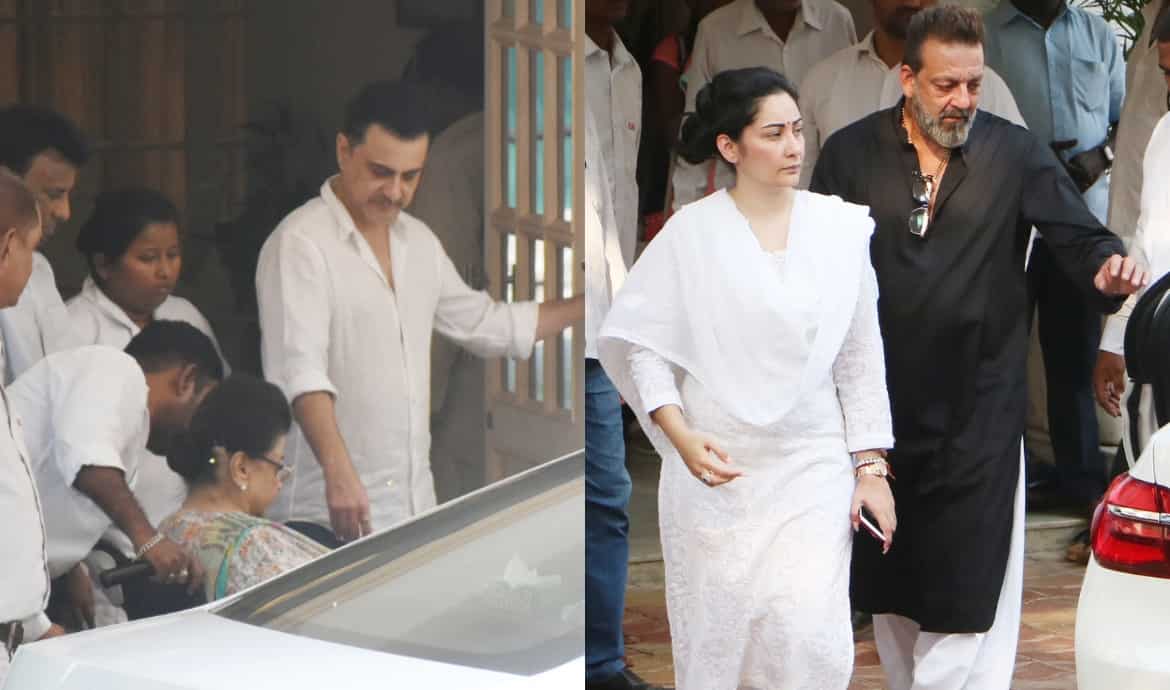 Krishna Raj Kapoor's funeral