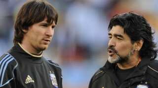 Messi 'is not a leader', says Maradona